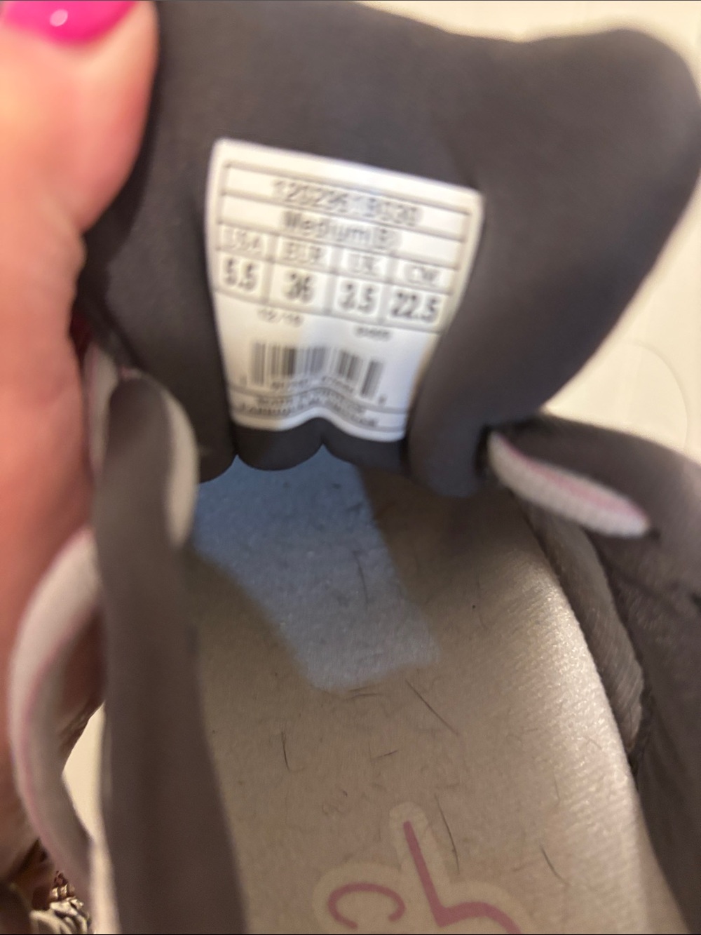Brooks GTS XX Women’s Gray and Lavender Athletic Running Shoes - Picture 5 of 6